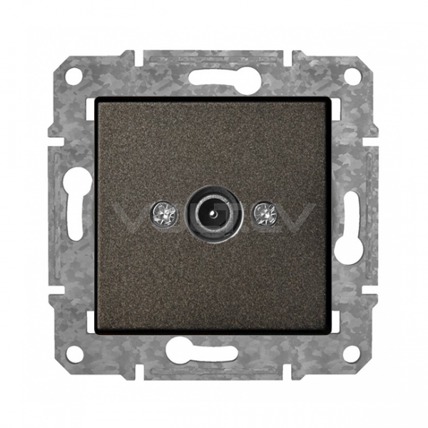 Rozete TV caurejoša "Antracīts" Epsilon