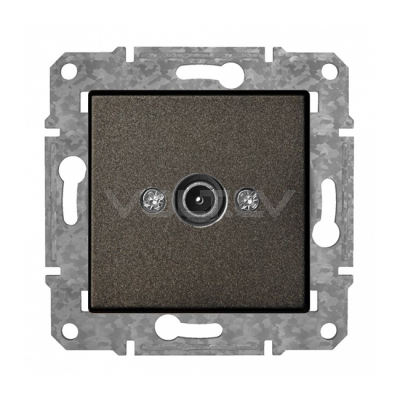 Rozete TV caurejoša "Antracīts" Epsilon