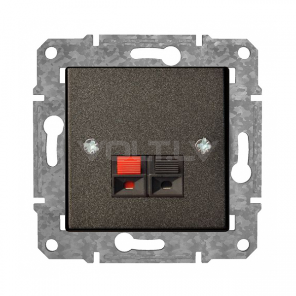 Rozete Audio 1 Kanāls "Antracīts" Epsilon