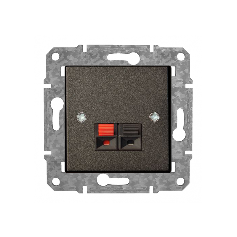 Rozete Audio 1 Kanāls "Antracīts" Epsilon