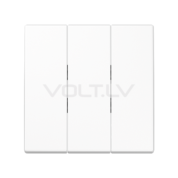 Taustiņš 1+1+1 "Balts" LS 990