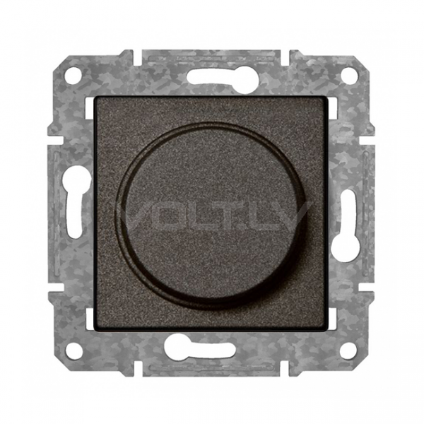 Светорегулятор "3-100 W" LED "Антрацит" Epsilon