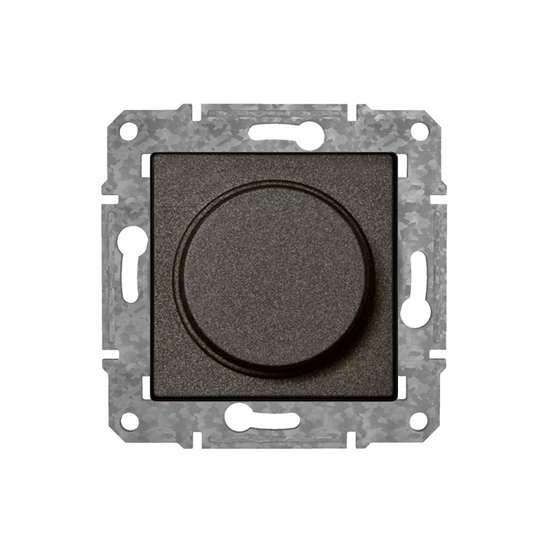 Светорегулятор "3-100 W" LED "Антрацит" Epsilon