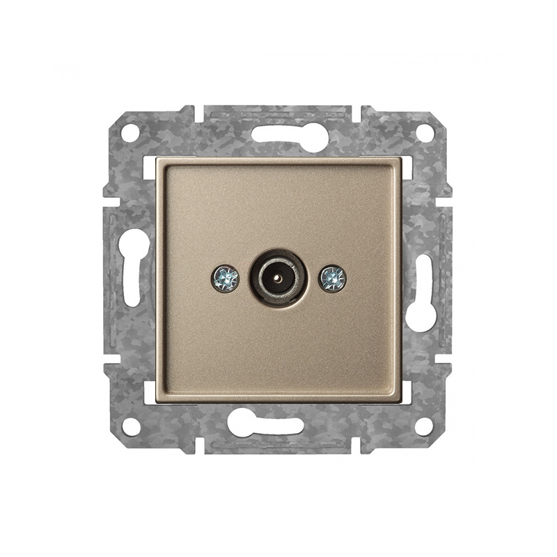 Розетка TV проходная "Шампанский" Epsilon