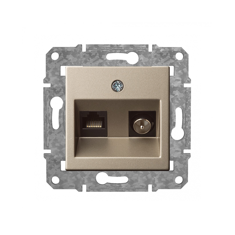 Rozete TV+Data "Šampanietis" Epsilon