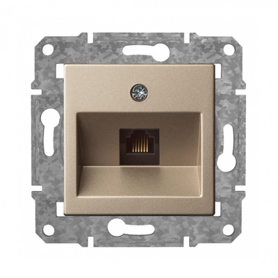 Rozete Telefons RJ11 "Šampanietis" Epsilon