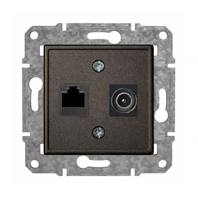 Rozete TV+Data "Antracīts" Epsilon