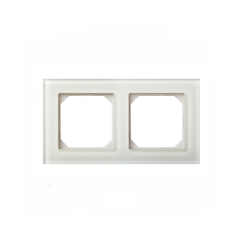 2М Рамка "Белое Стекло" Epsilon
