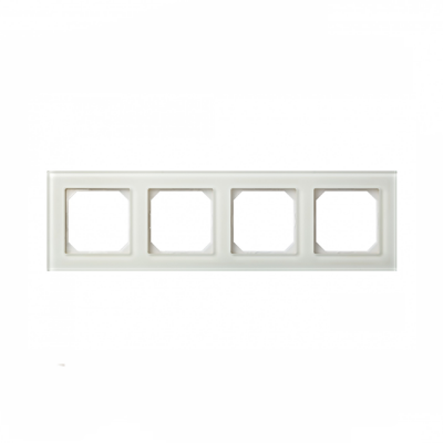 4М Рамка "Белое Стекло" Epsilon