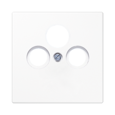 Накладка TV+SAT+FM "Белый" LS 990