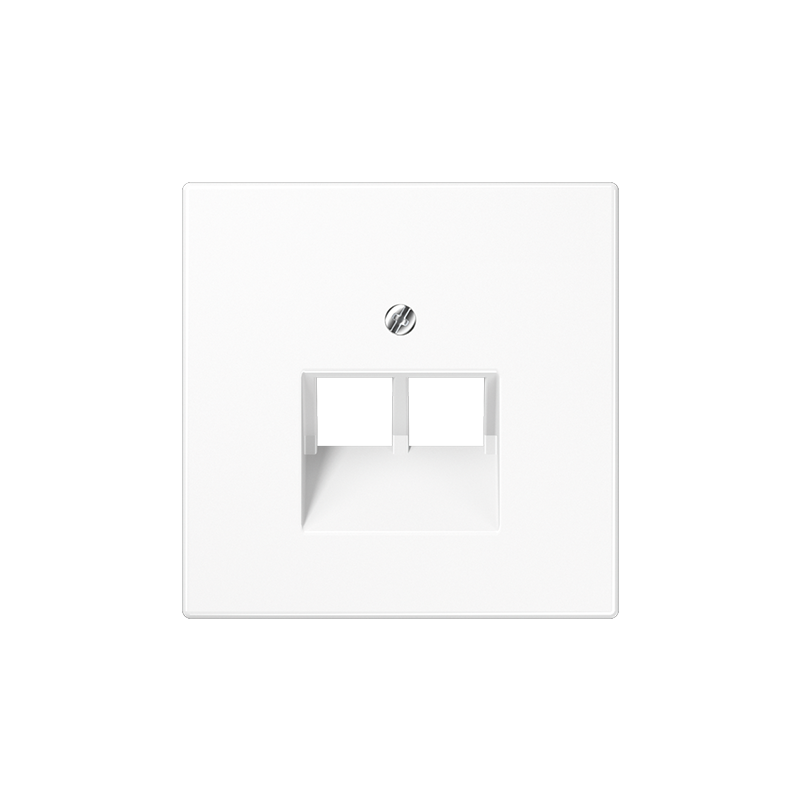 Centrālplate Data 1+1 "Balts" LS 990