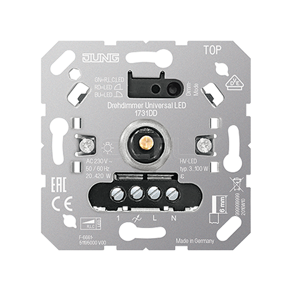 Светорегулятор Универсальный LED "Механизм" JUNG
