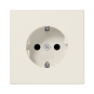 Розетка с/з с детской защитой "Бежевый" LS 990