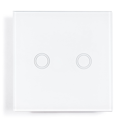 Skārienjutīgais Slēdzis 1+1 "Balts" Appio