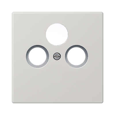 Centrālplate TV+SAT+FM "Gaiši pelēks" LS 990