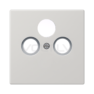 Centrālplate TV+SAT+FM "Gaiši pelēks" LS 990