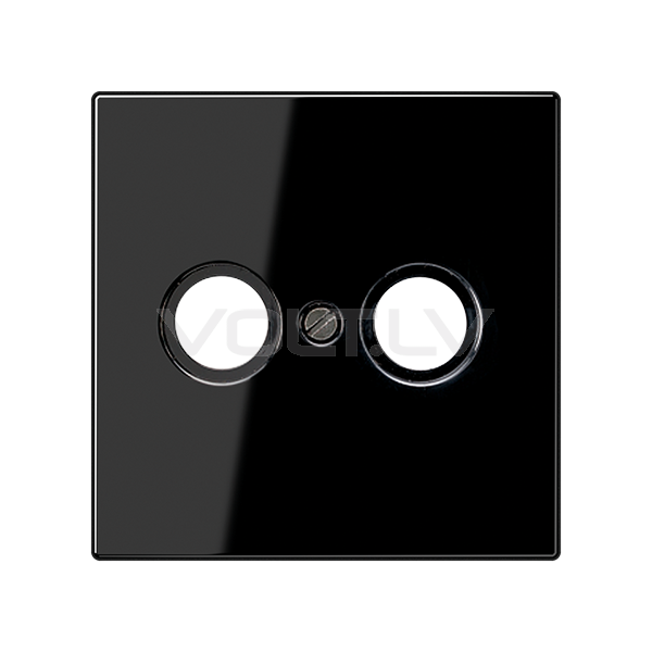 Centrālplate TV+SAT "Melns" LS 990