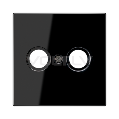 Centrālplate TV+SAT "Melns" LS 990