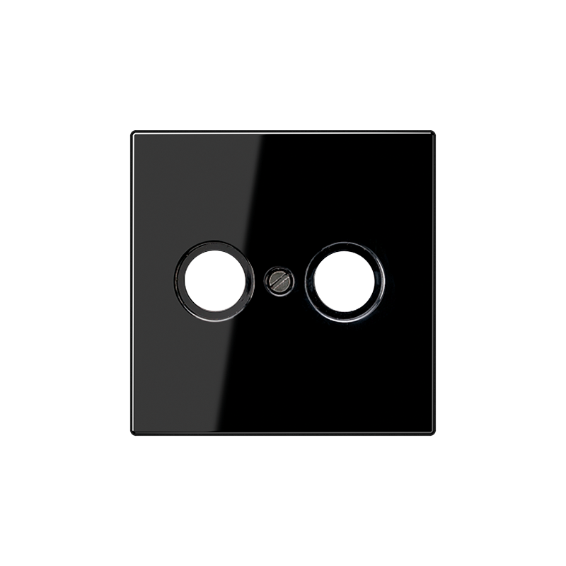 Centrālplate TV+SAT "Melns" LS 990