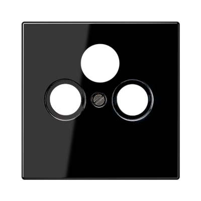 Накладка TV+SAT+FM "Чёрный" LS 990