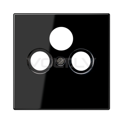 Centrālplate TV+SAT+FM "Melns" LS 990