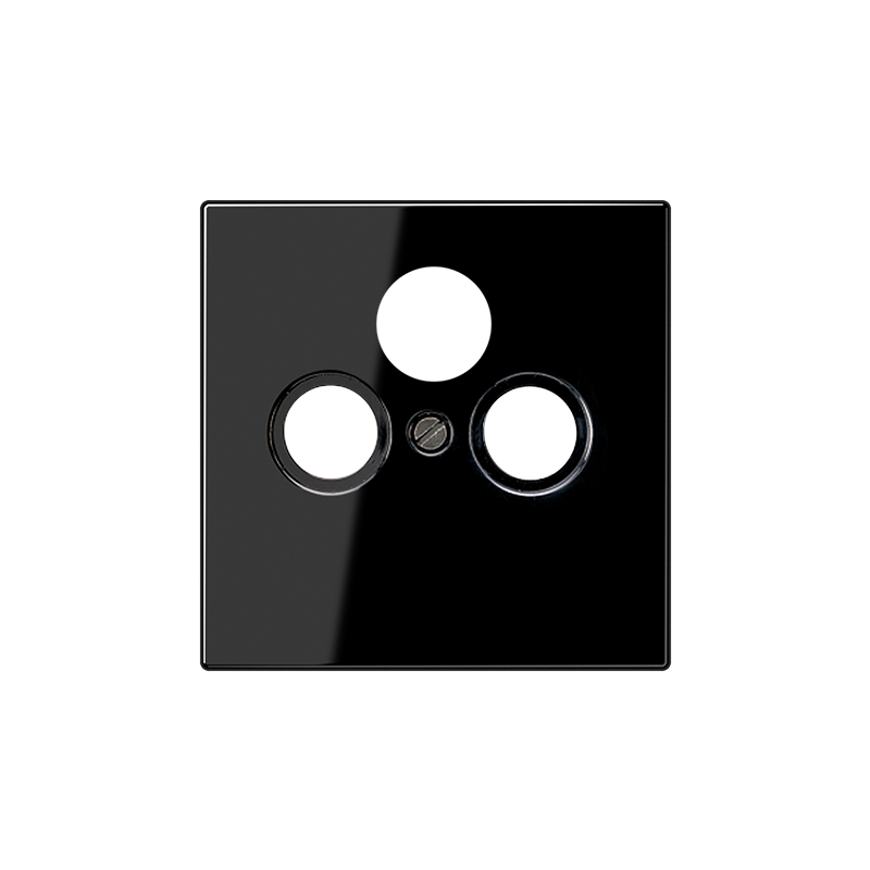 Centrālplate TV+SAT+FM "Melns" LS 990