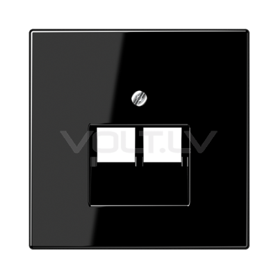 Centrālplate 1+1 Data "Melns" LS 990