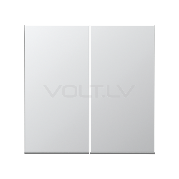 Taustiņš 1+1 LS Aluminium