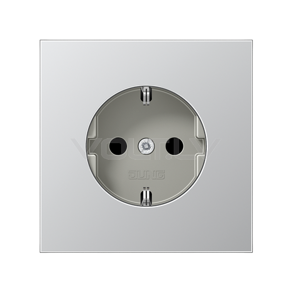 Розетка с/з LS Aluminium