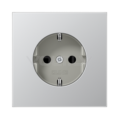 Розетка с/з LS Aluminium
