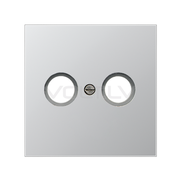 Centrālplate TV+SAT LS Aluminium