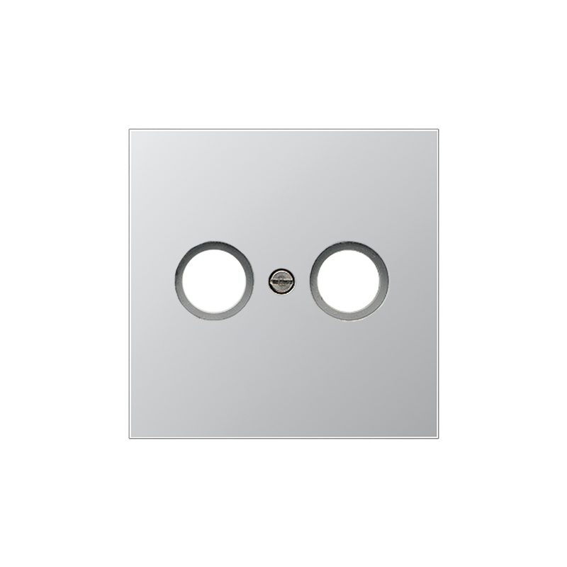 Centrālplate TV+SAT LS Aluminium