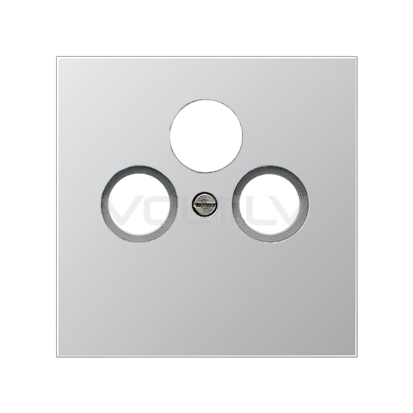 Накладка TV+SAT+FM LS Aluminium