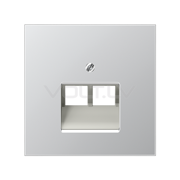 Centrālplate 1+1 Data LS Aluminium