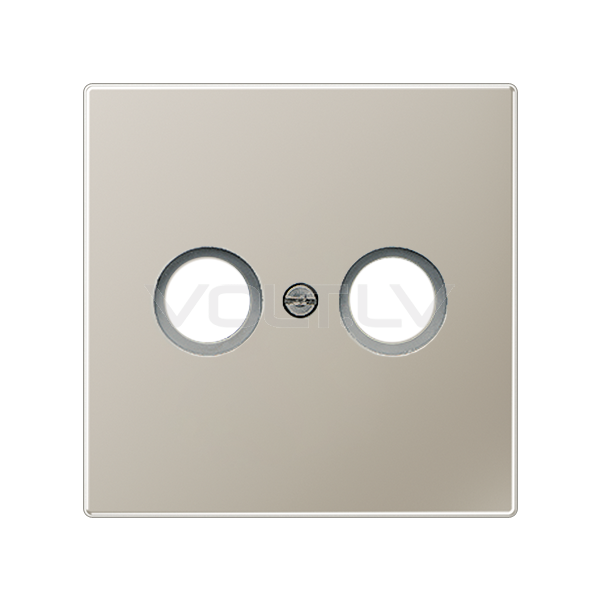 Centrālplate TV+SAT LS Edelstahl