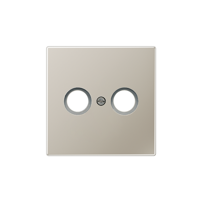 Centrālplate TV+SAT LS Edelstahl