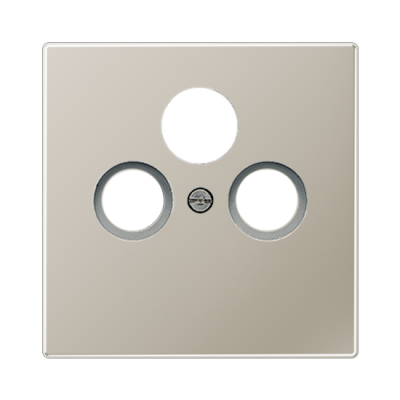 Накладка TV+SAT+FM LS Edelstahl