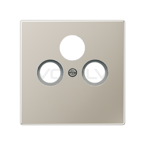 Centrālplate TV+SAT+FM LS Edelstahl