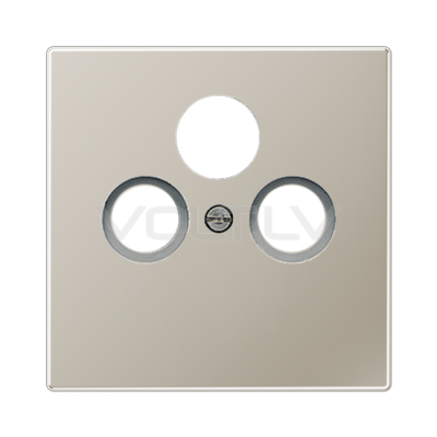 Centrālplate TV+SAT+FM LS Edelstahl