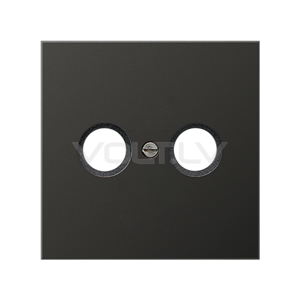 Centrālplate TV+SAT LS Anthrazit