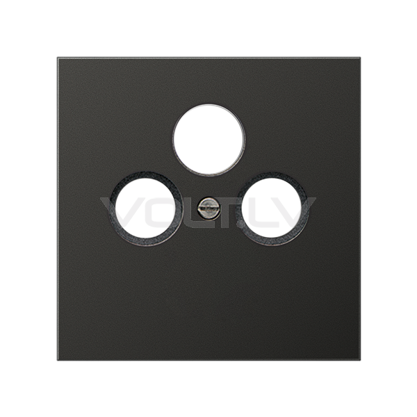 Centrālplate TV+SAT+FM LS Anthrazit