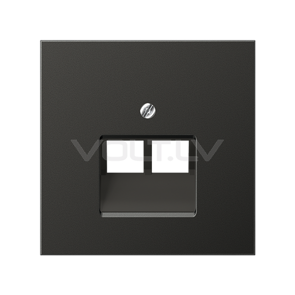 Centrālplate 1+1 Data LS Anthrazit