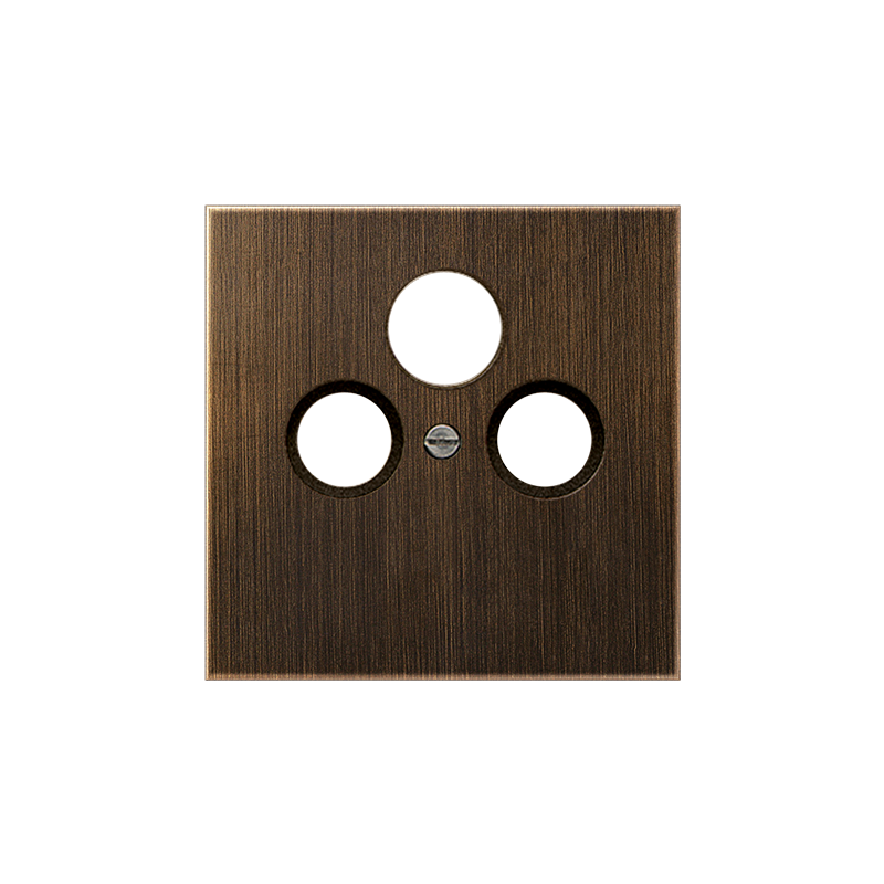 Centrālplate TV+SAT+FM "Misiņš" LS Antik