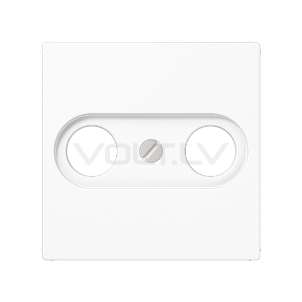 Centrālplate TV+SAT "Balts" A