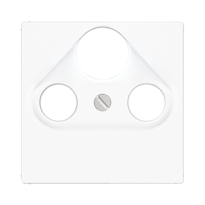 Centrālplate TV+SAT+FM "Balts" A