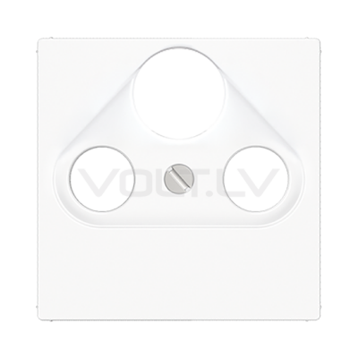 Centrālplate TV+SAT+FM "Balts" A