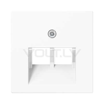 Centrālplate 1+1 Data "Balts" A