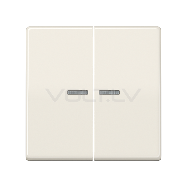 Клавиша 1+1 С Линзой "Бежевый" AS 500