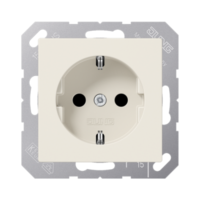 Розетка с/з "Бежевый" AS 500