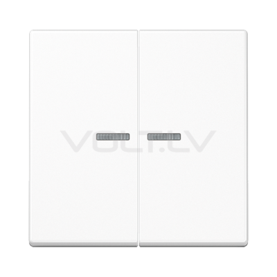 Клавиша 1+1 С Линзой "Белый" A